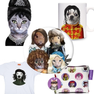 搞笑的宠物名人系列产品