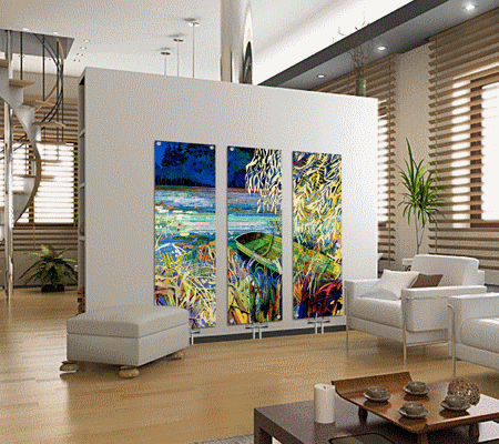 艺术玻璃散热器