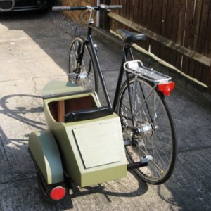 DIY三轮自行车斗