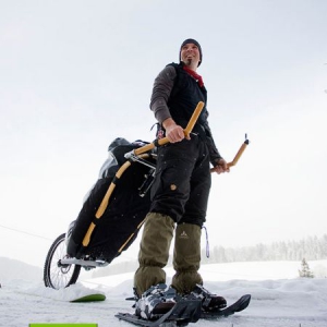 徒步自行车拖车