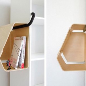 “绳索”固定收纳箱