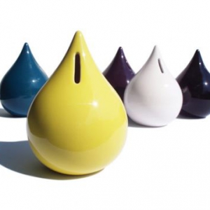 形象的水滴存钱罐