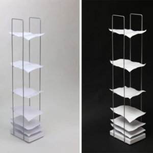 创意错觉纸张置物架