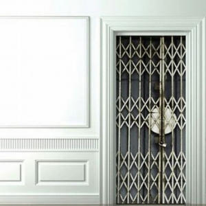 创意3D大门装饰贴画