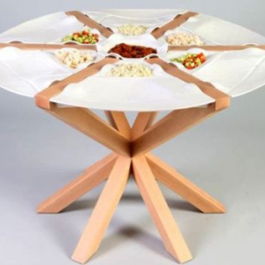 与众不同的餐盘桌