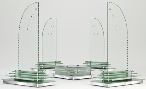 玻璃环绕立体声音箱