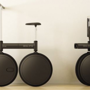 无链折叠自行车