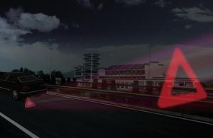 全息投影版危险警示灯