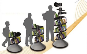 会长高的螺旋书架