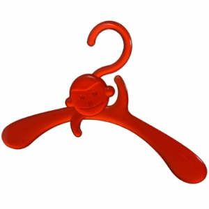 逗趣的儿童衣架