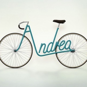 个性签名自行车
