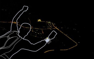 腕式风力发电手电