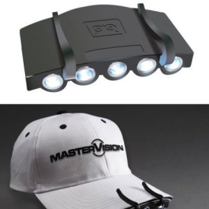 方便的帽夹头灯