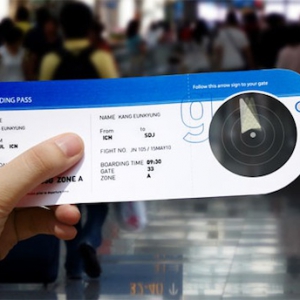 登机牌机场导航针