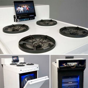 炉灶改造的音响