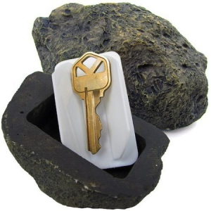 创意石头钥匙藏匿处