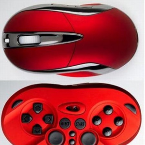 带游戏手柄的鼠标