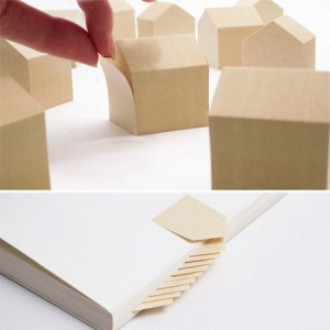 小房子便笺贴纸