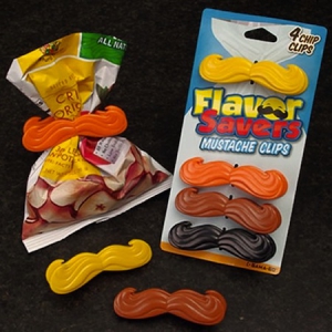 可爱的大胡子零食夹