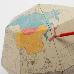 创意纸本地理教学小玩具系列