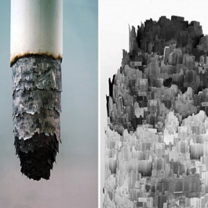 逝去的都市之创意烟灰都市艺术展