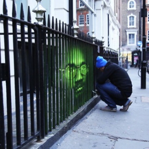 戴维斯冤案街头涂鸦作品