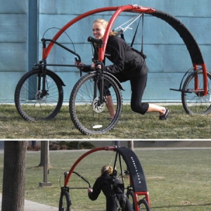 古怪的三轮飞行车