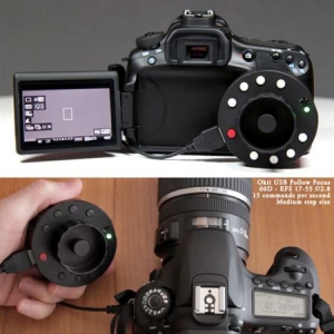 佳能专用USB电子对焦器