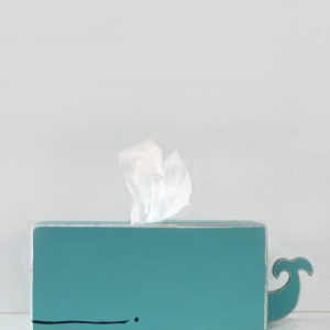 可爱的鲸鱼纸巾盒