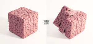 纯色大脑魔方